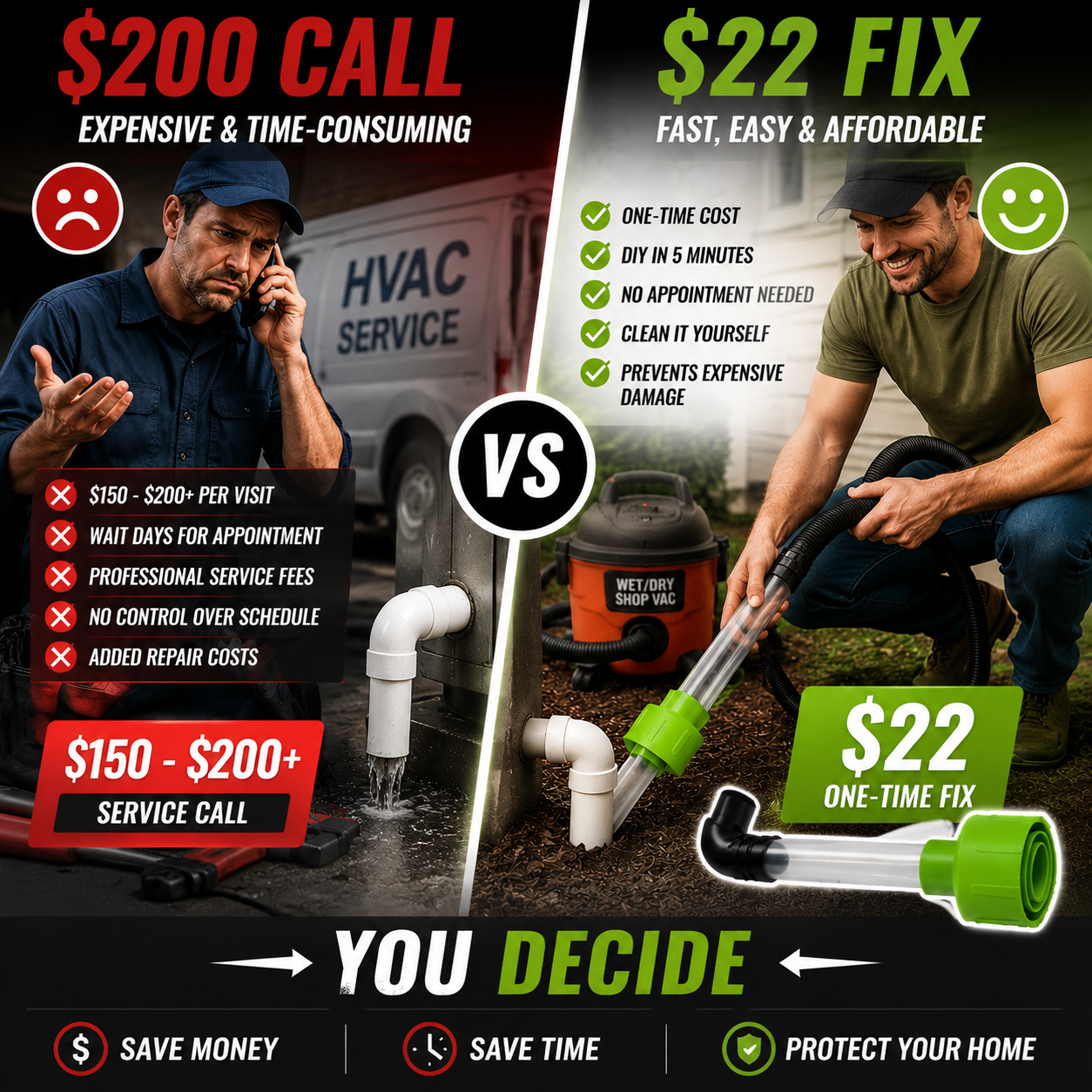 Save money vs a service call